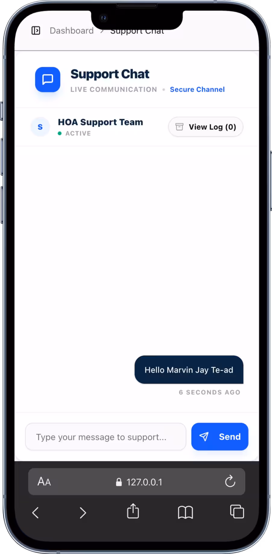 Home Owner Management System mobile